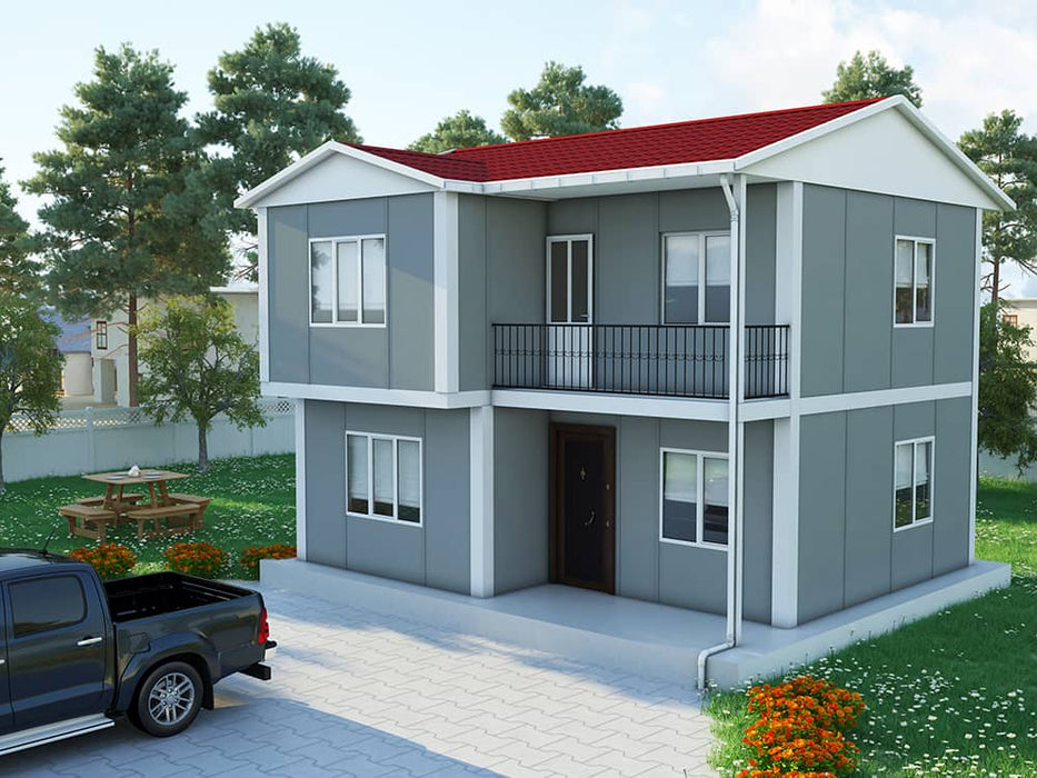 105 m² Dubleks Prefabrik Ev