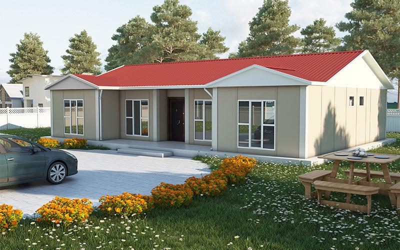 129 m² Tek Katlı Prefabrik Ev