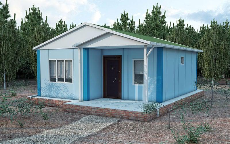 53 m² Tek Katlı Prefabrik Ev